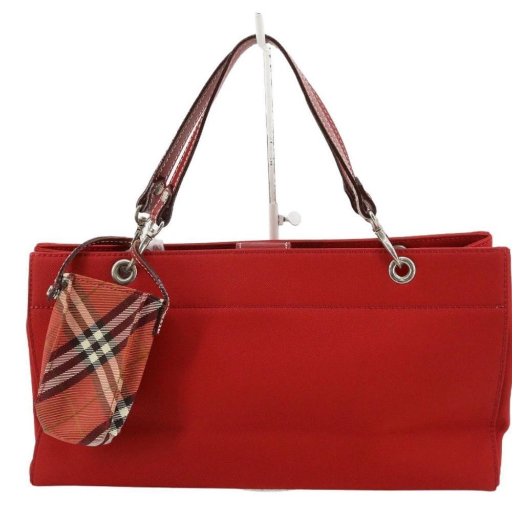 Burberry Red Designer Tote Bag